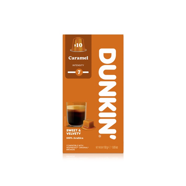 Dunkin Caramel Coffee Capsules x 10