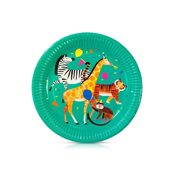 Talking Tables Party Animals Paper Plates 23cm x8