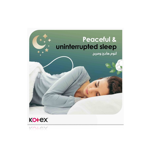 Kotex Natural Maxi Protect Overnight Pads with Wings 22s