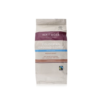 Waitrose Decaffeinated Colombian Ground Coffee 227g
