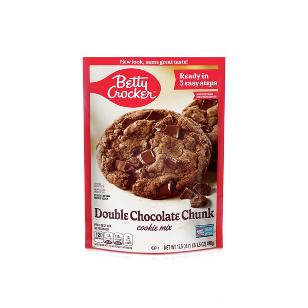 Betty Crocker Double Chocolate Chunk Cookie Mix 496g