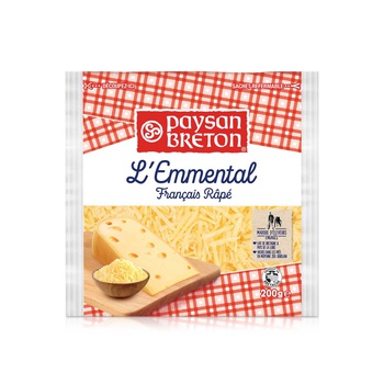 Paysan Breton Shredded French Emmental 200g