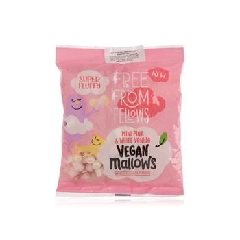 Free from Fellows Mini Vanilla Vegan Marshmallows Pink and White 105g