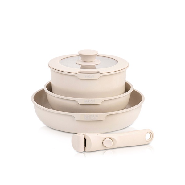 Baker's Secret Cast Aluminum Cookware 5Pc Set