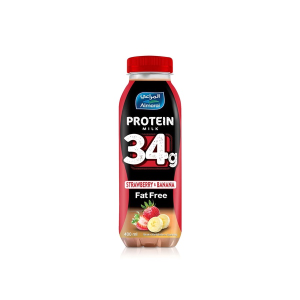 Almarai Protein Milk Strawberry Banana 400ml
