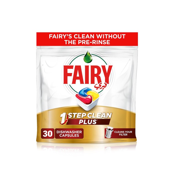 Fairy Dishwasher One Step Clean Plus Capsules x 30
