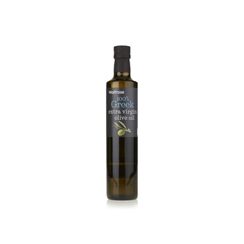 Waitrose Greek Extra Virgin Olive Oil 500ml