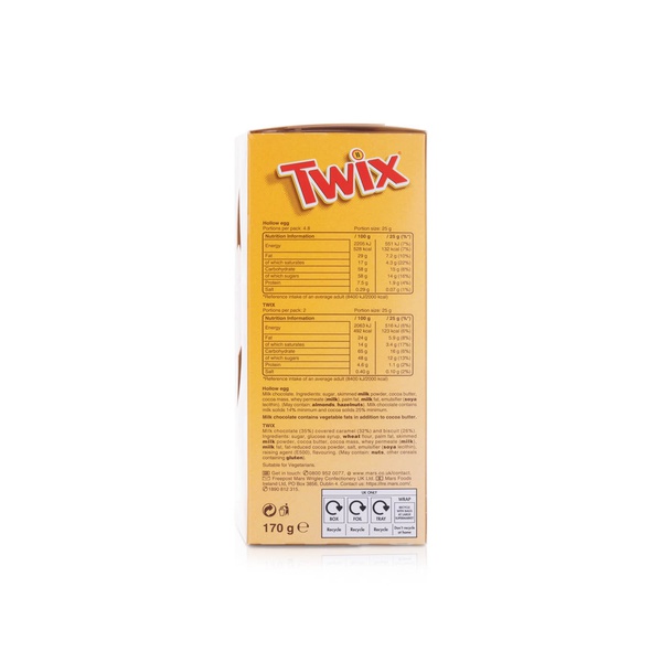Twix Medium Chocolate Easter Egg 170g