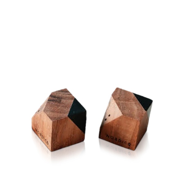 Nordico Wooden Salt and Pepper Mills 4cm