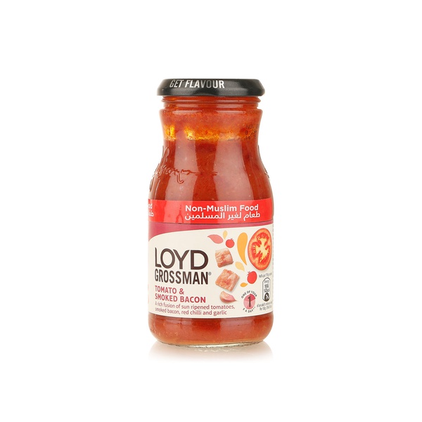 Loyd Grossman Tomato and Bacon Cooking Sauce 350g