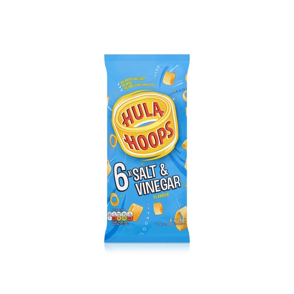 Hula Hoops Salt and Vinegar 6 x 24g