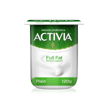 Activia Plain Yoghurt Full Fat 120g