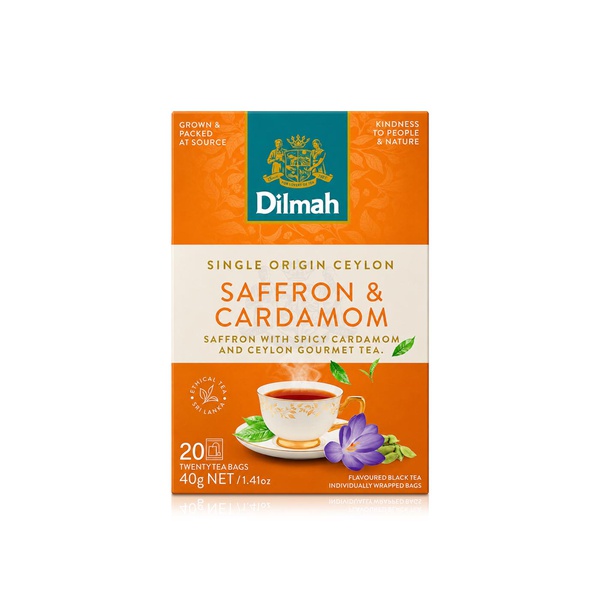 Dilmah Saffron & Cardamom Tea Bags x 20