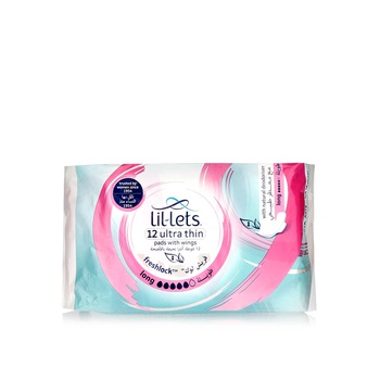 Lil-Lets Long Ula Thin Pads with Wings x 12