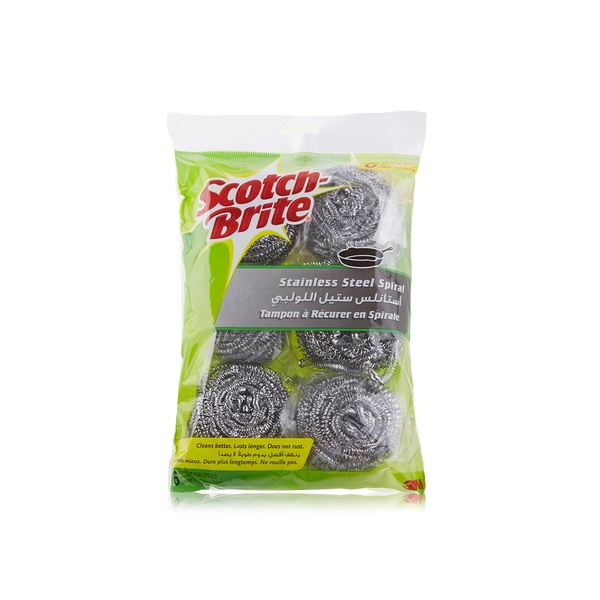Scotch Brite Steel Spiral x 6