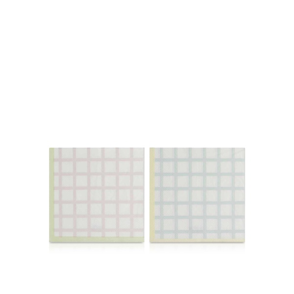 Ginger Ray Easter Gingham Paper Napkins x 16