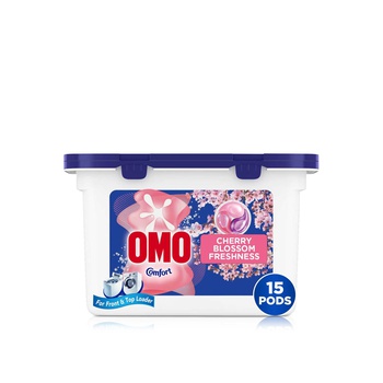 OMO Comfort 3in1 Cherry Blossom Laundry Capsules 225g