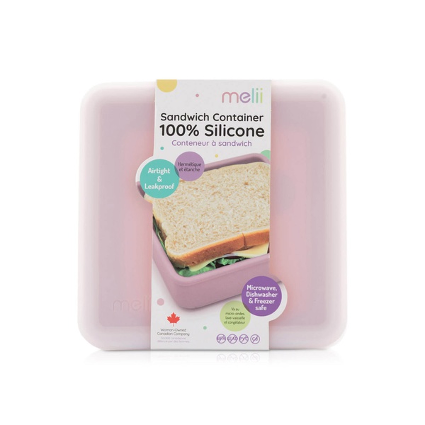 Melii Silicone Sandwich Box Pink