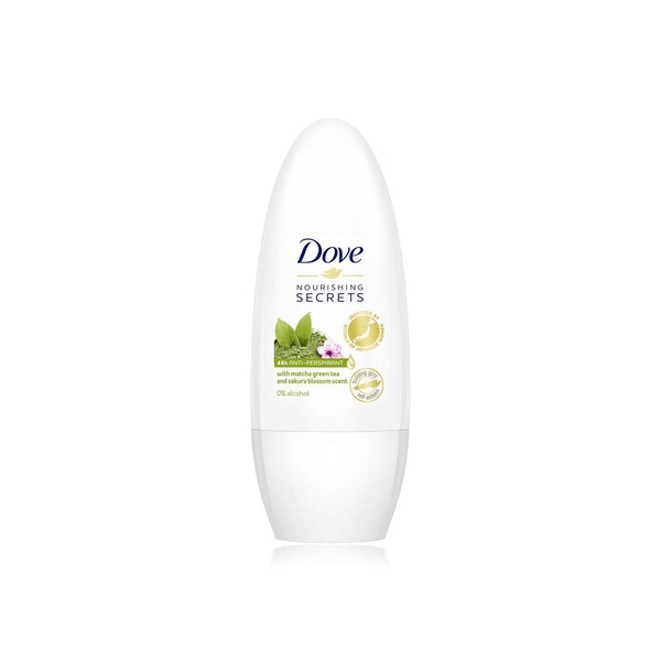 Buy Dove matcha green tea & sakura blossom roll-on deodorant 50ml in UAE