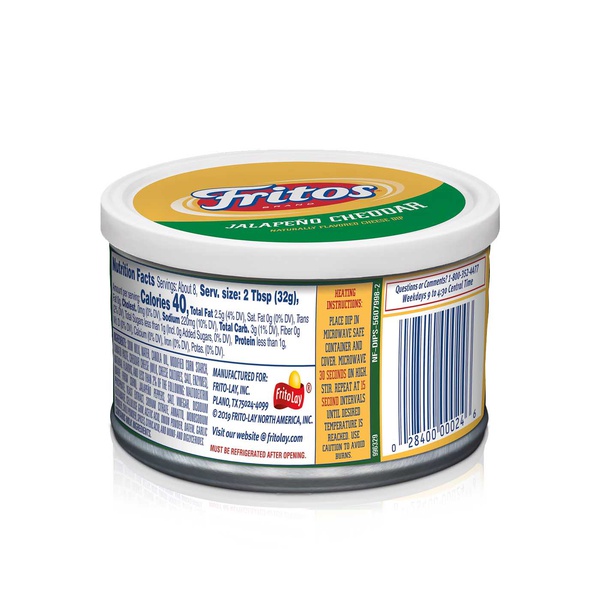 Fritos Jalapeno Cheddar Cheese Dip 255.1g