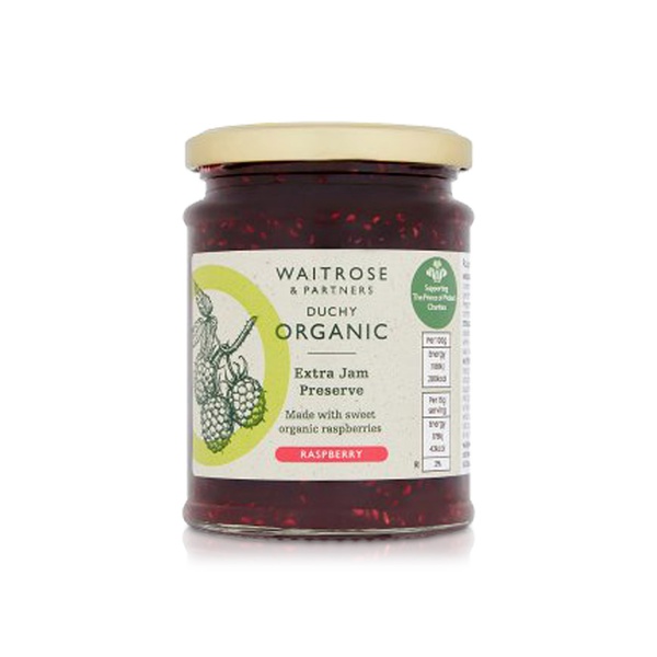 Waitrose Duchy Organic Raspberry Preserve 340g
