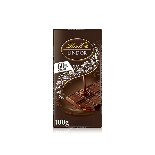 Lindt Lindor 60% Cocoa Tablet Chocolate 100g
