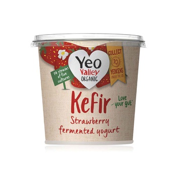 Yeo Valley Kefir Strawberry Organic Fermented Yoghurt 350g