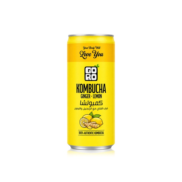 Goro Ginger & Lemon Kombucha Drink 320ml