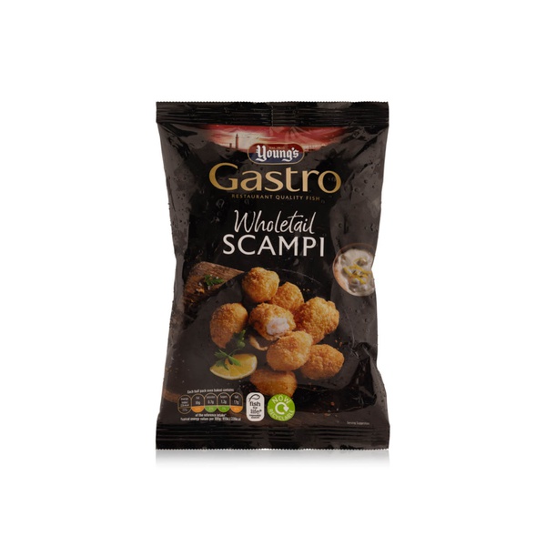 Young's Frozen Gastro Wholetail Scampi 220G