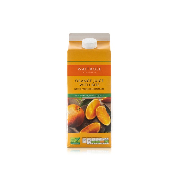 Waitrose Orange Juice With Bits 1.75 Litre