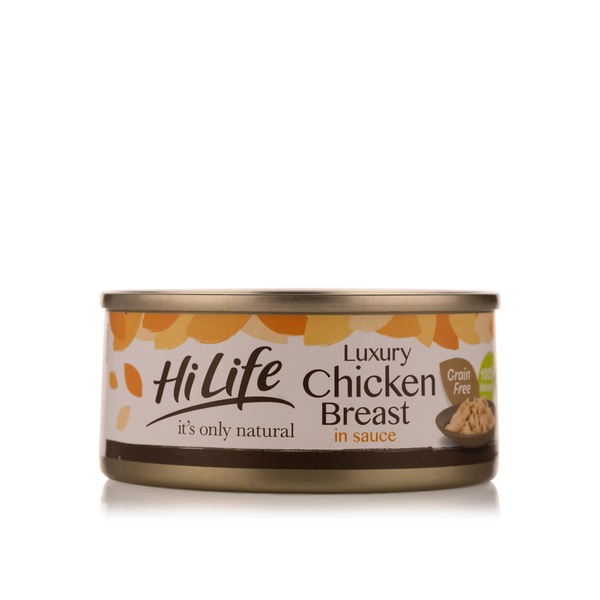 Hilife It's Only Natural Luxury Chicken Breast Wet Cat Food Can 70g