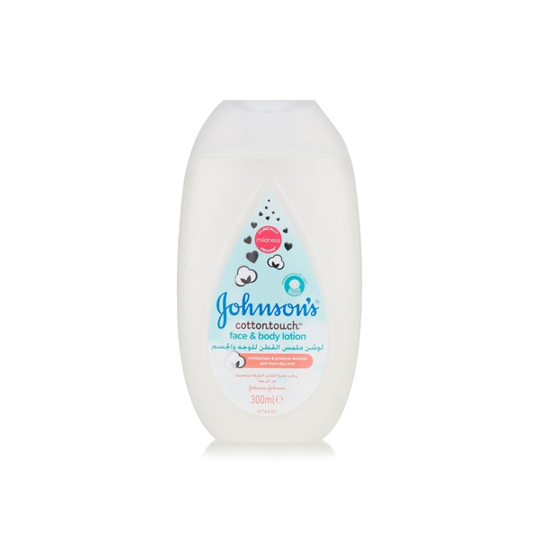 اشتري Johnsons cotton touch face and body lotion 300ml في الامارات