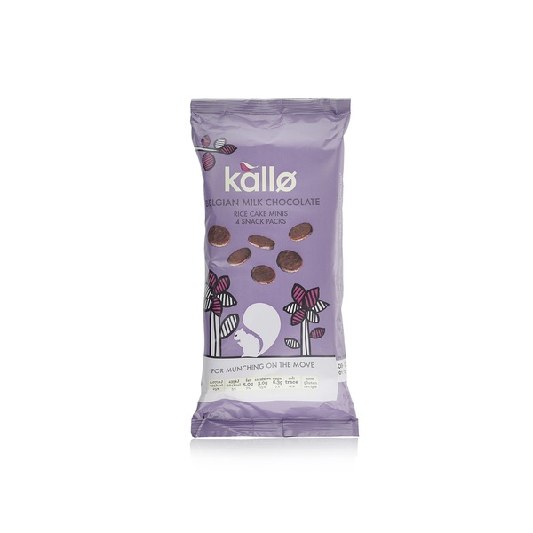 Buy Kallo milk chocolate mini rice cakes 84g in UAE