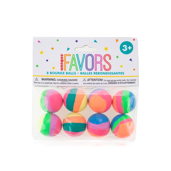 Unique Favors Bounce Balls x 8