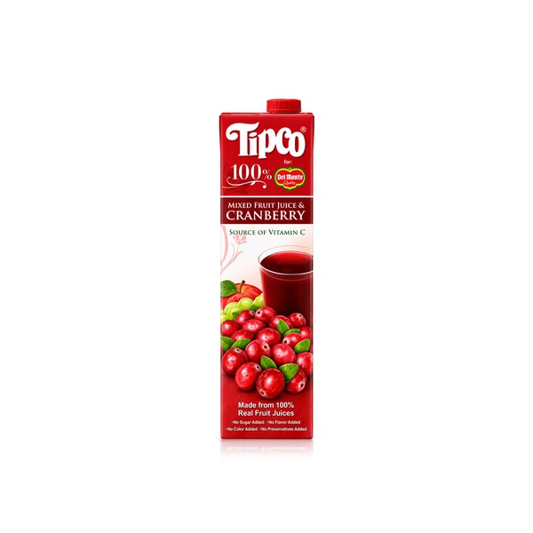 Tipco Mixed Fruit & Cranberry Juice 1 Litre