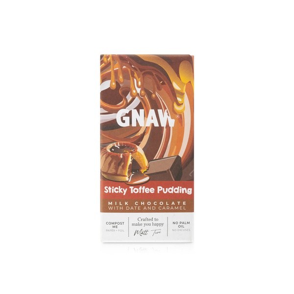 Gnaw Sticky Toffee Pudding Choco Bar 80g