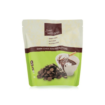 Sweet William Dark Chocolate Baking Buttons 300g