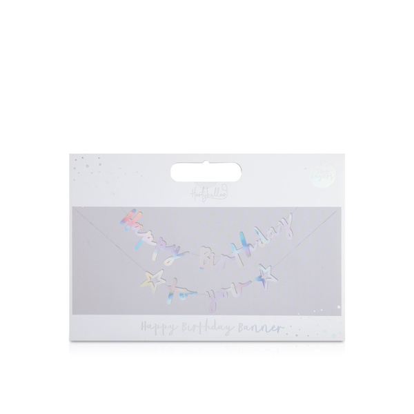 Hootyballoo Happy Birthday to You Banner Iridescent 4m