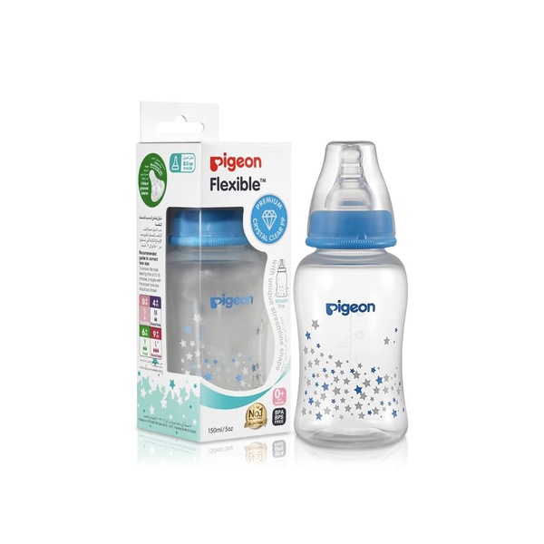 Pigeon Streamline Flexible Crystal PP Feeding Bottle Slim-neck 150ml