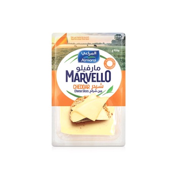 Almarai Marvello Cheddar Cheese Slices 150g