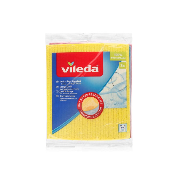 Vileda sponge cloths x3 - Spinneys UAE