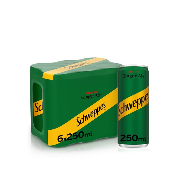 Schweppes Ginger Ale 6 x 250ml