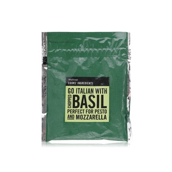 Waitrose Frozen Cooks' Ingredients Chopped Basil 75G