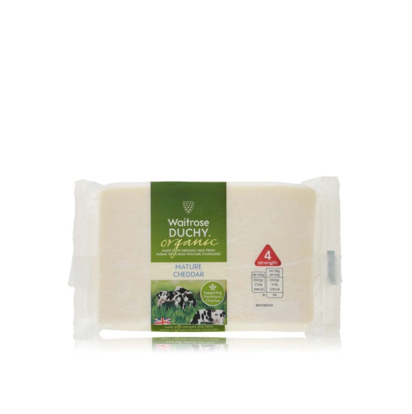 Waitrose Duchy Organic Mature Cheddar S4 350g