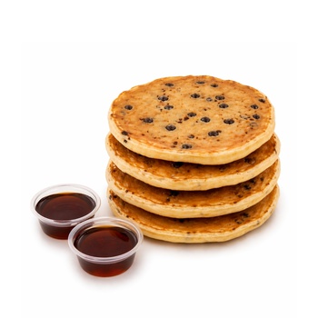 Chocolate Pancakes with Maple Syrup x 4