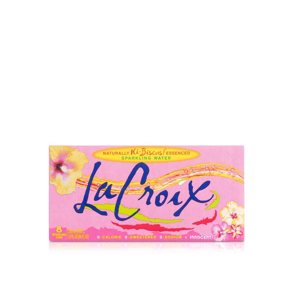 La Croix Hibiscus Sparkling Water 355ml 8 Cans