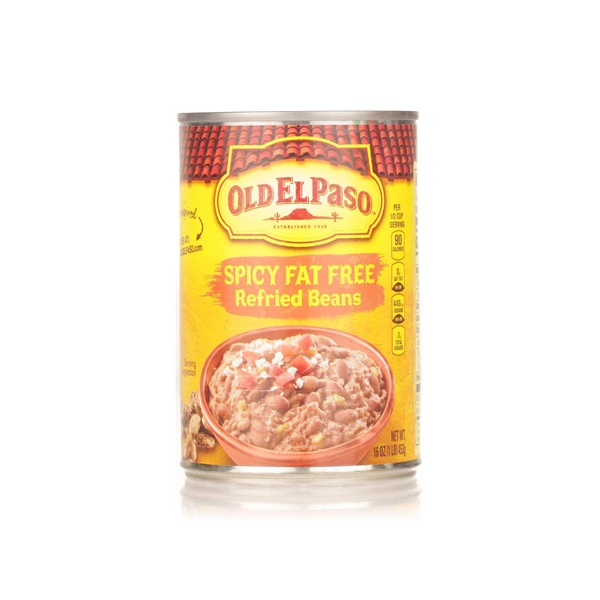 اشتري Old El Paso fat free spicy refried beans 473.1ml في الامارات