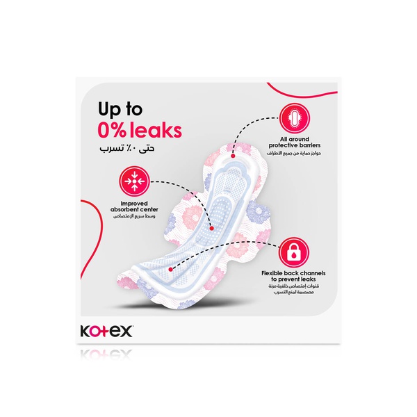 Kotex Maxi Protect Super Pads with Wings 50s