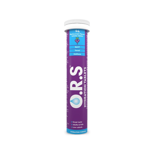 O.R.S Hydration Tablets Blackcurrant x24