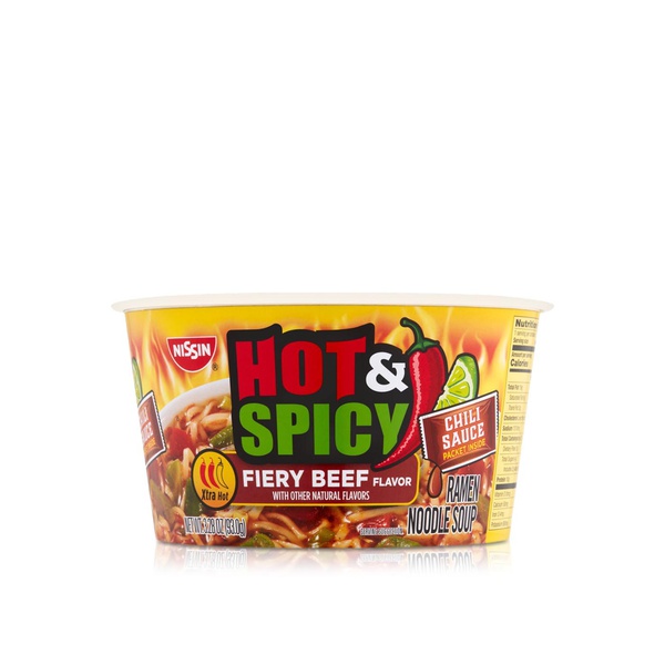 Nissin Hot and Spicy Fiery Beef Noodle 93g